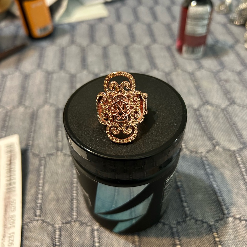 Elegant Bronze Women's Adjusting Ring